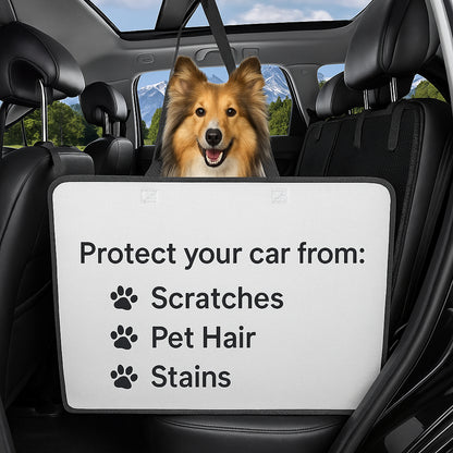 Paw&Shield Waterproof Dog Car Seat Cover - Non-Slip, Easy to Clean & Built for Comfort