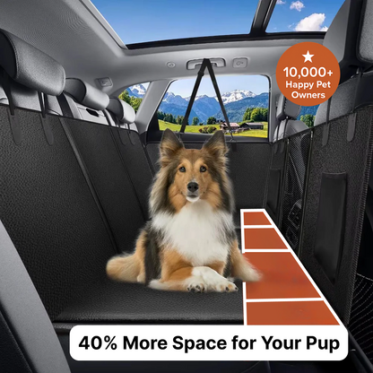 Paw&Shield Waterproof Dog Car Seat Cover - Non-Slip, Easy to Clean & Built for Comfort